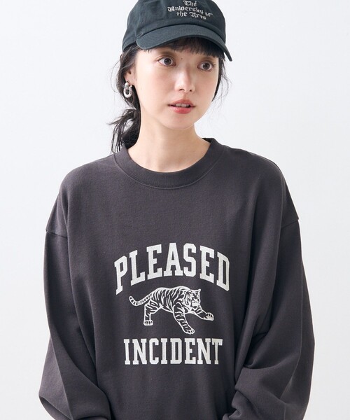 FREAK'S STORE（フリークスストア）の「トラ スウェット/ロゴスウェット（スウェット・レディース・ライトグレー/チャコールグレー/ネイビー・ﾌﾘ-）」の20枚目の写真