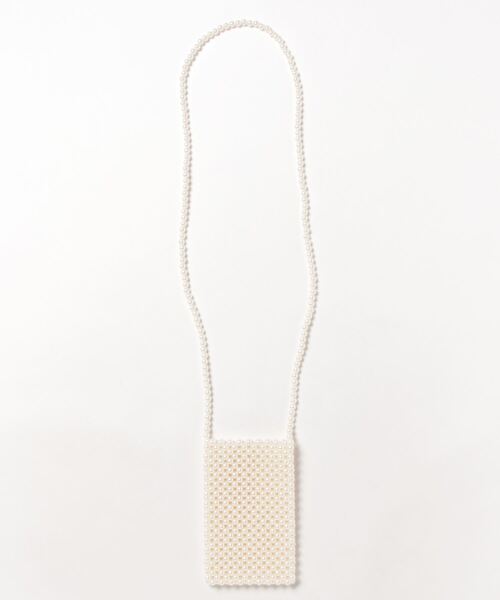 ketty（ケティ）の「パールスマホショルダーポーチ（ショルダーバッグ・レディース・オフホワイト・FREE）」の9枚目の写真