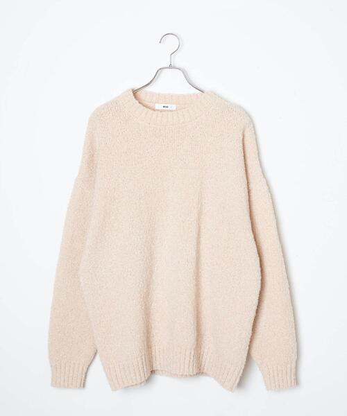 WEGO（ウィゴー）の「WEGO/ブークレプルオーバー（ニット/セーター・メンズ・ブラック/ベージュ・LARGE/MEDIUM）」の17枚目の写真