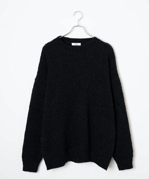 WEGO（ウィゴー）の「WEGO/ブークレプルオーバー（ニット/セーター・メンズ・ブラック/ベージュ・LARGE/MEDIUM）」の16枚目の写真