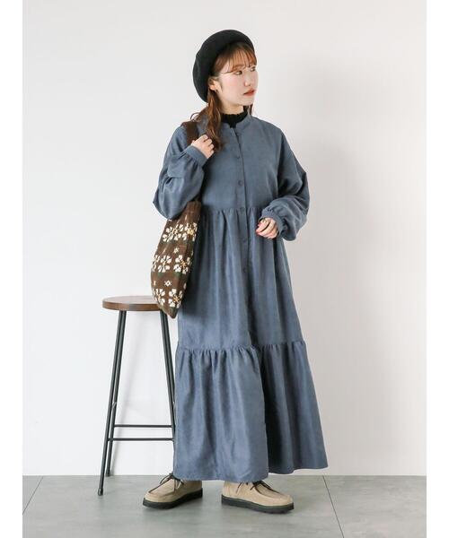 ehka sopo（エヘカソポ）の「シャーリング襟カットソー（Tシャツ/カットソー・レディース・サックスブルー/オフホワイト/ブラック/キナリ・F）」の7枚目の写真