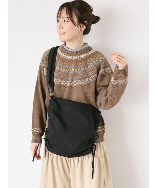 ehka sopo（エヘカソポ）の「シャーリング襟カットソー（Tシャツ/カットソー・レディース・サックスブルー/オフホワイト/ブラック/キナリ・F）」の11枚目の写真