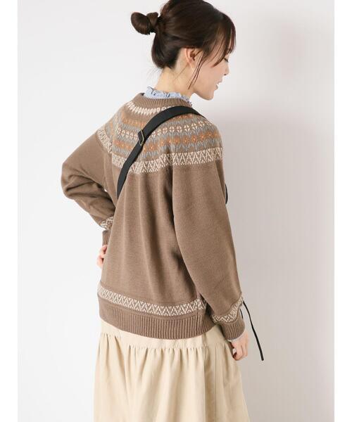 ehka sopo（エヘカソポ）の「シャーリング襟カットソー（Tシャツ/カットソー・レディース・サックスブルー/オフホワイト/ブラック/キナリ・F）」の12枚目の写真