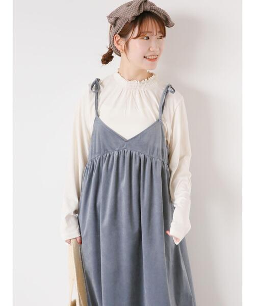 ehka sopo（エヘカソポ）の「シャーリング襟カットソー（Tシャツ/カットソー・レディース・サックスブルー/オフホワイト/ブラック/キナリ・F）」の15枚目の写真