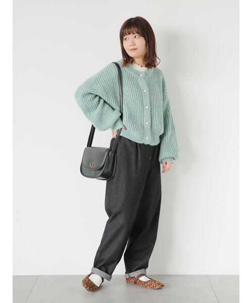 ehka sopo（エヘカソポ）の「シャーリング襟カットソー（Tシャツ/カットソー・レディース・サックスブルー/オフホワイト/ブラック/キナリ・F）」の17枚目の写真