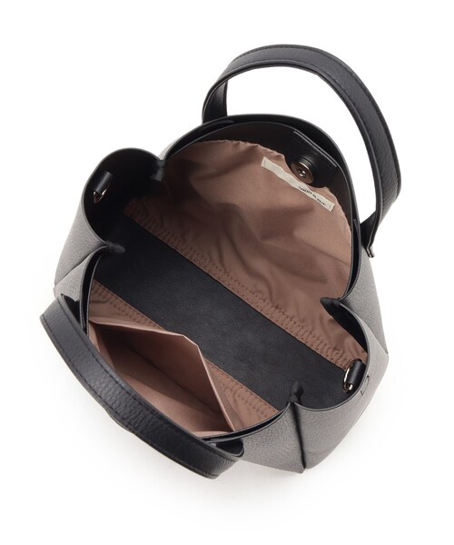 SHOO・LA・RUE（シューラルー）の「◆【通勤/セレモニー/2WAY】一枚革風ミドルトートバッグ（トートバッグ・レディース・グレー系4/ブラック/ブラウン系・00）」の10枚目の写真