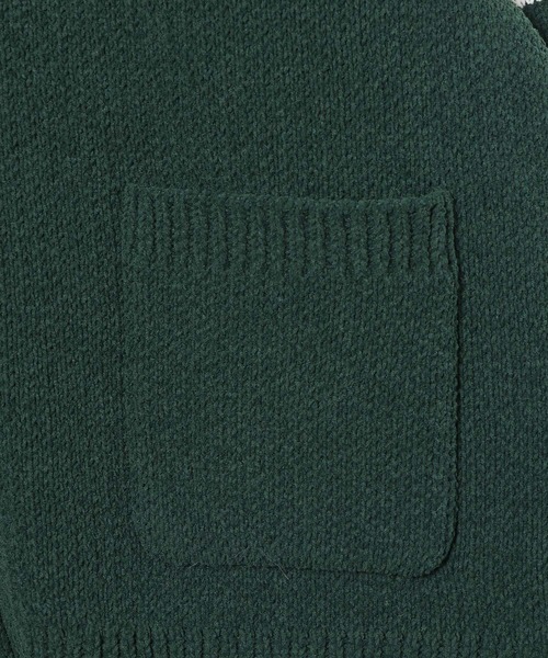 BAYFLOW（ベイフロー）の「[おうちで洗える♪]HAPPYニットカーデ(KIDS)（カーディガン/ボレロ・キッズ・ブラック/グリーン・140cm/120cm/130cm/110cm）」の7枚目の写真