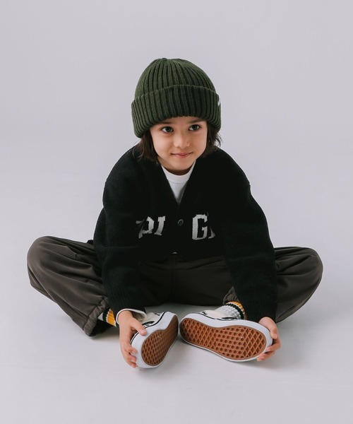 BAYFLOW（ベイフロー）の「[おうちで洗える♪]HAPPYニットカーデ(KIDS)（カーディガン/ボレロ・キッズ・ブラック/グリーン・140cm/120cm/130cm/110cm）」の16枚目の写真