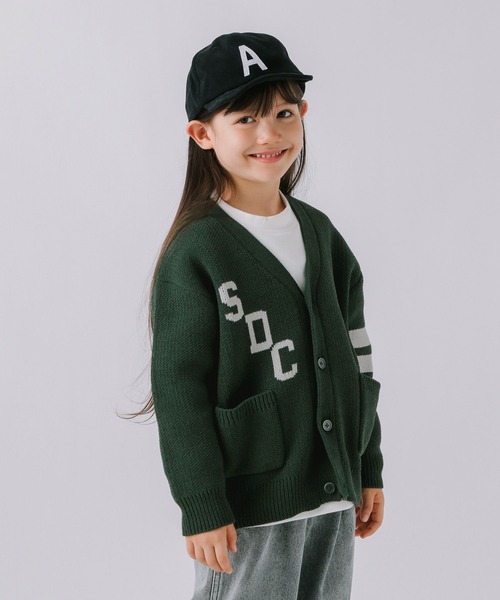 BAYFLOW（ベイフロー）の「[おうちで洗える♪]HAPPYニットカーデ(KIDS)（カーディガン/ボレロ・キッズ・ブラック/グリーン・140cm/120cm/130cm/110cm）」の20枚目の写真