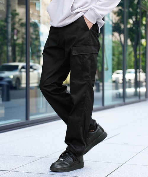 jiggys shop(ジギーズショップ)の「TCツイルバックシャーリングカーゴパンツ(カーゴパンツ・メンズ・カーキ/ブラック・X-LARGE/MEDIUM/LARGE)」の1枚目の写真