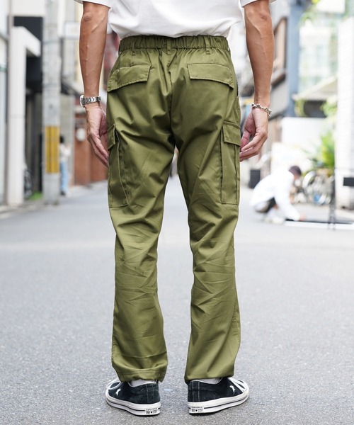 jiggys shop(ジギーズショップ)の「TCツイルバックシャーリングカーゴパンツ(カーゴパンツ・メンズ・カーキ/ブラック・X-LARGE/MEDIUM/LARGE)」の14枚目の写真