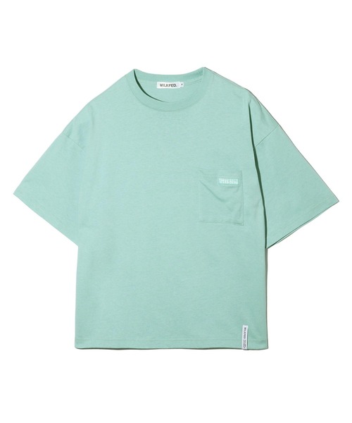 MILKFED.(ミルクフェド)の「BASIC POCKET S/S TEE(Tシャツ/カットソー・レディース・ホワイト/ライトイエロー/ライトピンク/ブラック/ライトグリーン・L/M)」の3枚目の写真