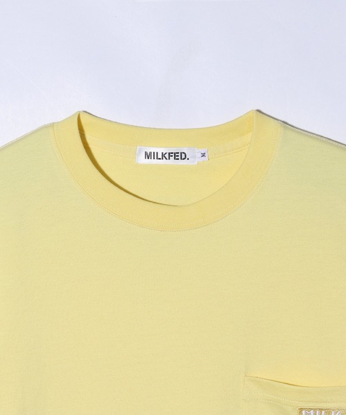 MILKFED.(ミルクフェド)の「BASIC POCKET S/S TEE(Tシャツ/カットソー・レディース・ホワイト/ライトイエロー/ライトピンク/ブラック/ライトグリーン・L/M)」の13枚目の写真