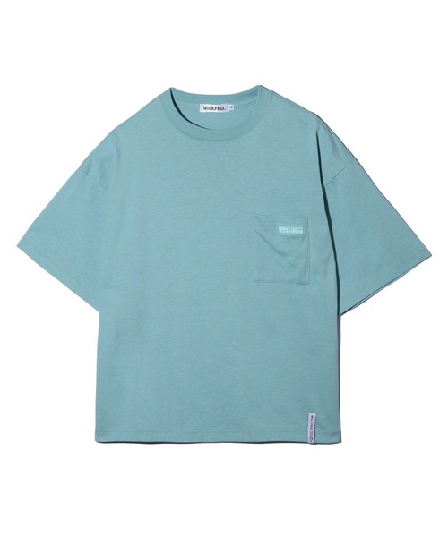 MILKFED.(ミルクフェド)の「BASIC POCKET S/S TEE(Tシャツ/カットソー・レディース・ホワイト/ライトイエロー/ライトピンク/ブラック/ライトグリーン・L/M)」の8枚目の写真