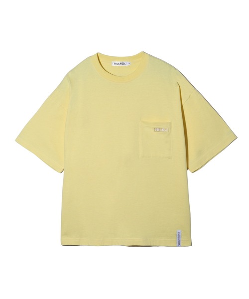 MILKFED.(ミルクフェド)の「BASIC POCKET S/S TEE(Tシャツ/カットソー・レディース・ホワイト/ライトイエロー/ライトピンク/ブラック/ライトグリーン・L/M)」の18枚目の写真