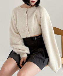 Heather（ヘザー）の「ショートラメニットカーディガン　991486（カーディガン/ボレロ）」