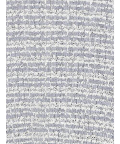 Te chichi TERRASSE（テチチテラス）の「ツイードニットジャケット（カーディガン/ボレロ・レディース・ブルー/グレー/ブラック・F）」の13枚目の写真