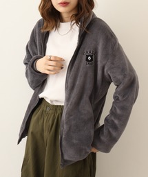 シルキーフリーススタンドジャケット