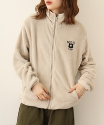 シルキーフリーススタンドジャケット