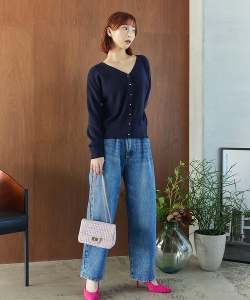 Edit Sheen(エディットシーン)の「ミックスツイードゴールドチェーンショルダーバッグ(ショルダーバッグ・レディース・ピンク/ブラック/ホワイト・FREE)」の8枚目の写真