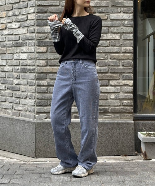 3.3 Field Trip （3.3フィールドトリップ）の「3.3 Field Trip／キリカエ長袖Tシャツ　2993680（Tシャツ/カットソー・レディース・アイボリー/ブラック/ネイビー・FREE）」の18枚目の写真