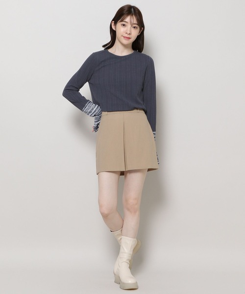 3.3 Field Trip （3.3フィールドトリップ）の「3.3 Field Trip／キリカエ長袖Tシャツ　2993680（Tシャツ/カットソー・レディース・アイボリー/ブラック/ネイビー・FREE）」の20枚目の写真