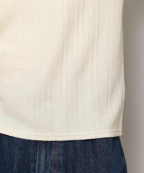 3.3 Field Trip （3.3フィールドトリップ）の「3.3 Field Trip／キリカエ長袖Tシャツ　2993680（Tシャツ/カットソー・レディース・アイボリー/ブラック/ネイビー・FREE）」の8枚目の写真