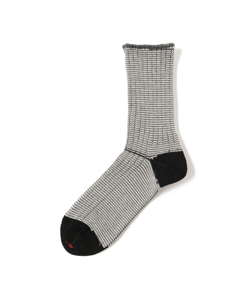 BEAMS PLUS(ビームスプラス)の「BEAMS PLUS / ピンストライプ リブ ソックス(ソックス/靴下・メンズ・レッド/ブラック/ブルー/イエロー・ONE SIZE)」の1枚目の写真