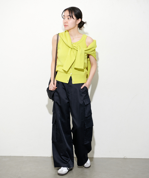 JOURNAL STANDARD(ジャーナルスタンダード)の「コンパクトベスト(ベスト・レディース・ホワイト系その他/イエロー/ブラック・FREE)」の7枚目の写真