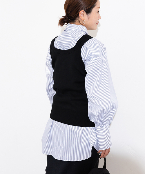 JOURNAL STANDARD(ジャーナルスタンダード)の「コンパクトベスト(ベスト・レディース・ホワイト系その他/イエロー/ブラック・FREE)」の18枚目の写真
