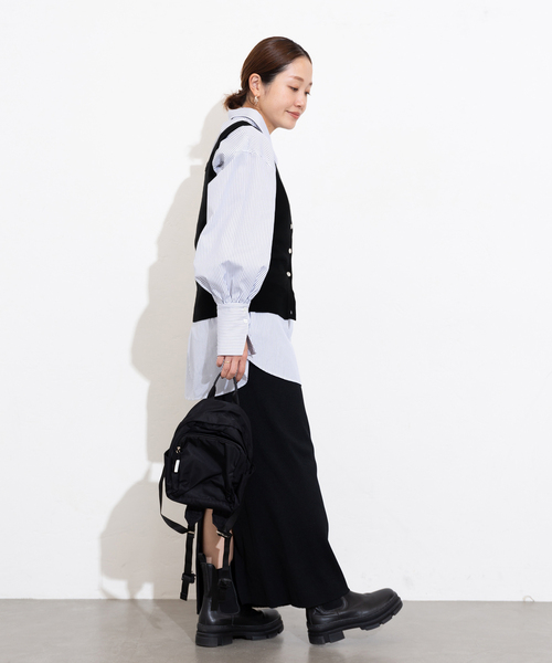 JOURNAL STANDARD(ジャーナルスタンダード)の「コンパクトベスト(ベスト・レディース・ホワイト系その他/イエロー/ブラック・FREE)」の19枚目の写真