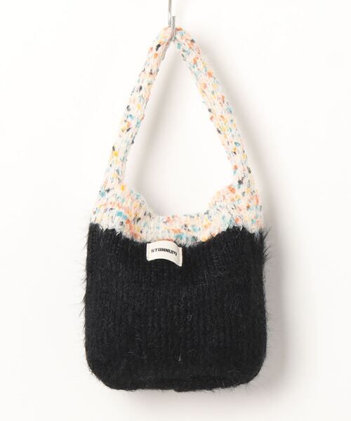 aimoha（アイモハ）の「カラフルファーニットバッグ (AW)（ハンドバッグ・レディース・ブルー/ネイビー/オレンジ/ブラック/チョコ・FREE）」の13枚目の写真