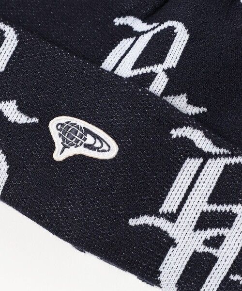 BEAMS GOLF(ビームスゴルフ)の「NYロゴ 総柄 ニットキャップ(ニットキャップ/ビーニー・メンズ・グレー/ネイビー・ONE SIZE)」の10枚目の写真