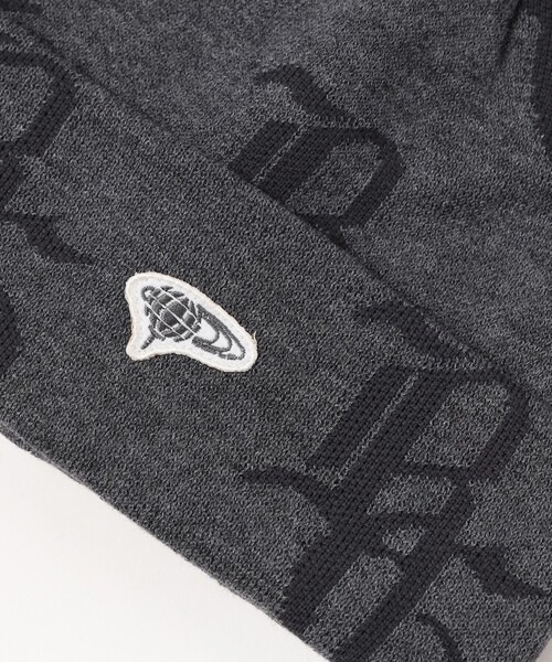 BEAMS GOLF(ビームスゴルフ)の「NYロゴ 総柄 ニットキャップ(ニットキャップ/ビーニー・メンズ・グレー/ネイビー・ONE SIZE)」の11枚目の写真