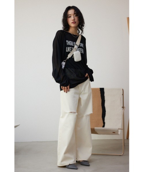 AZUL by moussy(アズールバイマウジー)の「ポーチセットショルダーバッグ(ショルダーバッグ・レディース・アイボリー/ブラック/ダークブラック・FREE)」の14枚目の写真