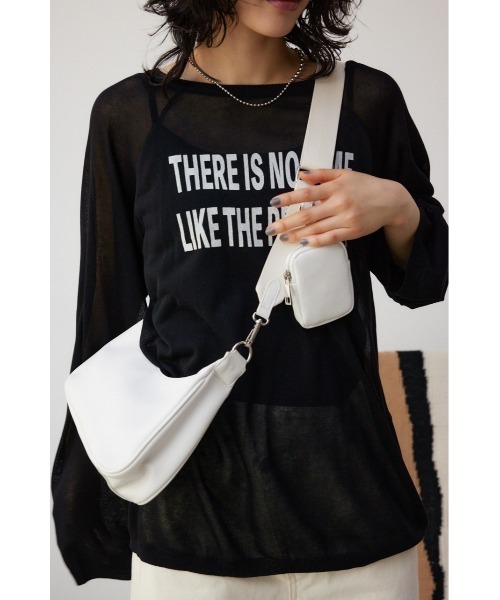 AZUL by moussy(アズールバイマウジー)の「ポーチセットショルダーバッグ(ショルダーバッグ・レディース・アイボリー/ブラック/ダークブラック・FREE)」の15枚目の写真
