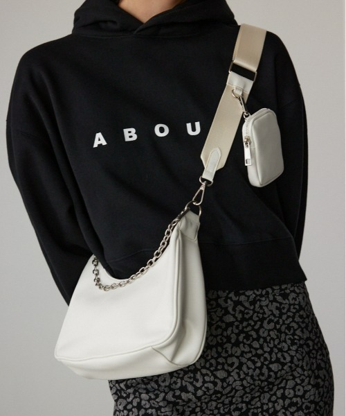 AZUL by moussy(アズールバイマウジー)の「ポーチセットショルダーバッグ(ショルダーバッグ・レディース・アイボリー/ブラック/ダークブラック・FREE)」の13枚目の写真