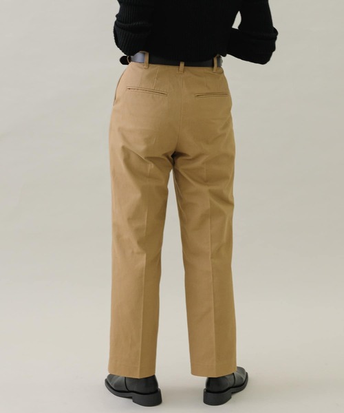 URBAN RESEARCH Sonny Label（アーバンリサーチサニーレーベル）の「起毛チノストレートタックパンツ（チノパンツ・レディース・キャメル/ブラック・38/36）」の13枚目の写真