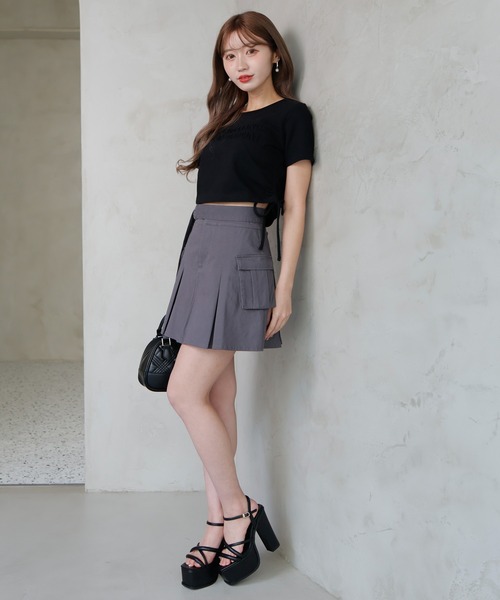 LIPSERVICE（リップサービス）の「MORE BLOOM Tシャツ（Tシャツ/カットソー・レディース・ホワイト/ラベンダー/ブラック・FREE）」の9枚目の写真