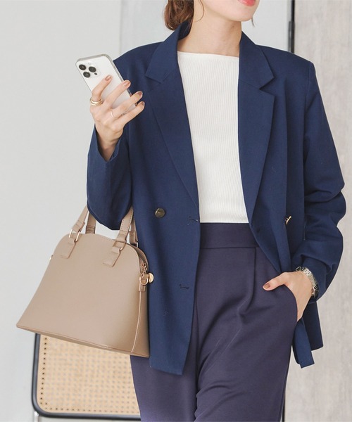 KOBE LETTUCE(コウベレタス)の「2WAYミニショルダーバッグ(ショルダーバッグ・レディース・アイボリー/グレイッシュベージュ/ブルー/ブラック・FREE)」の9枚目の写真