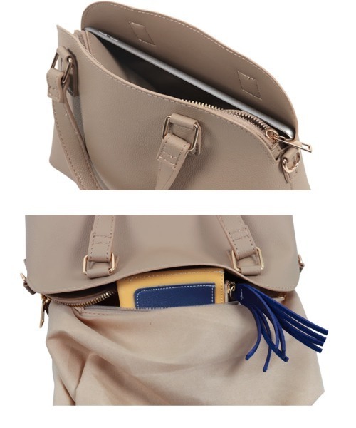 KOBE LETTUCE(コウベレタス)の「2WAYミニショルダーバッグ(ショルダーバッグ・レディース・アイボリー/グレイッシュベージュ/ブルー/ブラック・FREE)」の15枚目の写真