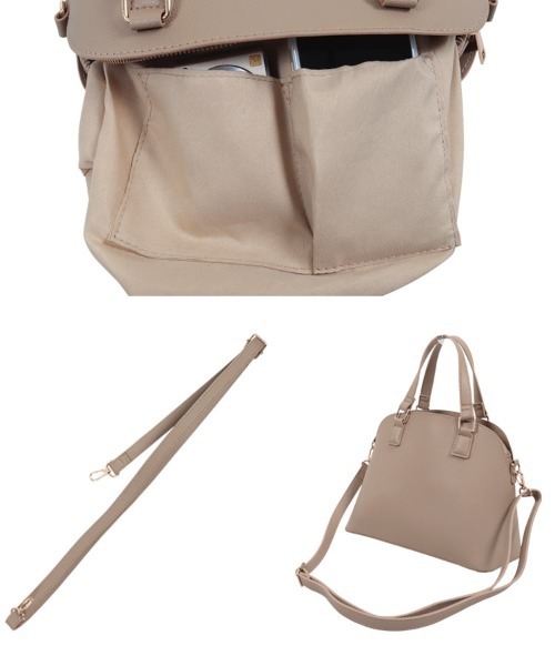 KOBE LETTUCE(コウベレタス)の「2WAYミニショルダーバッグ(ショルダーバッグ・レディース・アイボリー/グレイッシュベージュ/ブルー/ブラック・FREE)」の16枚目の写真