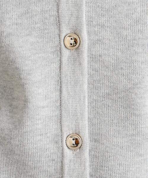 grove（グローブ）の「◆シルクブレンド総針カーディガン（カーディガン/ボレロ・レディース・パープル/オフホワイト/ライトグレー/ホワイト系7/ネイビー・02/03/04/05/01）」の13枚目の写真
