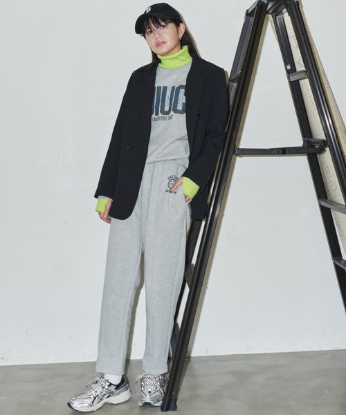 Auntie Rosa Holiday（アンティローザホリデー）の「裏毛カレッジロゴスウェットパンツ（スウェットパンツ・レディース・ナチュラル/グレー/チャコールグレー・FREE）」の15枚目の写真