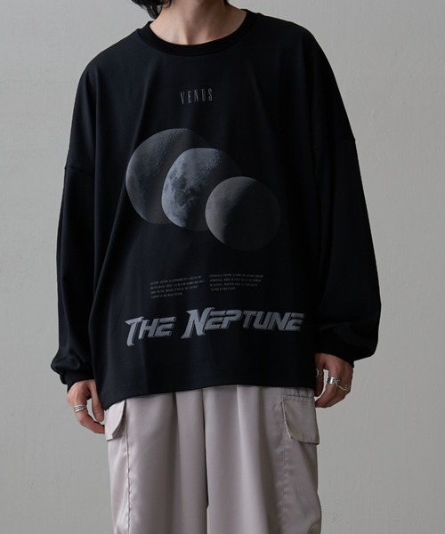 Lui's(ルイス)の「NEPTUNE プリントロンT(Tシャツ/カットソー Lui's(ルイス)の「NEPTUNE プリントロンT(Tシャツ/カットソー