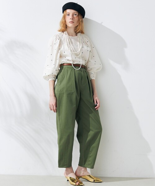 fredy emue（フレディエミュ）の「ハート刺繍袖ボリュームブラウス（シャツ/ブラウス・レディース・ホワイト系その他/パープル系その他/ブルー系その他/ブラック系その他・38）」の17枚目の写真