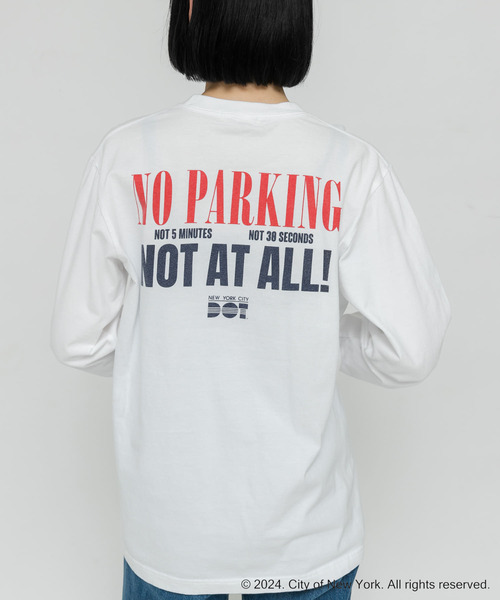 GOOD ROCK SPEED(グッドロックスピード)の「GOOD ROCK SPEED NYC1 LONG-SLEEVE T-SHIRTS(Tシャツ/カットソー・レディース・グレー系その他/ホワイト系その他・FREE)」の6枚目の写真