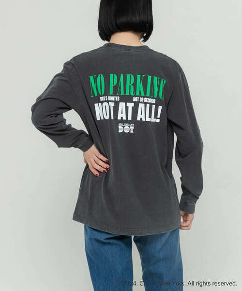 GOOD ROCK SPEED(グッドロックスピード)の「GOOD ROCK SPEED NYC1 LONG-SLEEVE T-SHIRTS(Tシャツ/カットソー・レディース・グレー系その他/ホワイト系その他・FREE)」の14枚目の写真