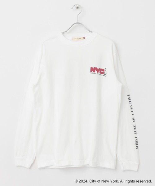 GOOD ROCK SPEED(グッドロックスピード)の「GOOD ROCK SPEED NYC1 LONG-SLEEVE T-SHIRTS(Tシャツ/カットソー・レディース・グレー系その他/ホワイト系その他・FREE)」の17枚目の写真