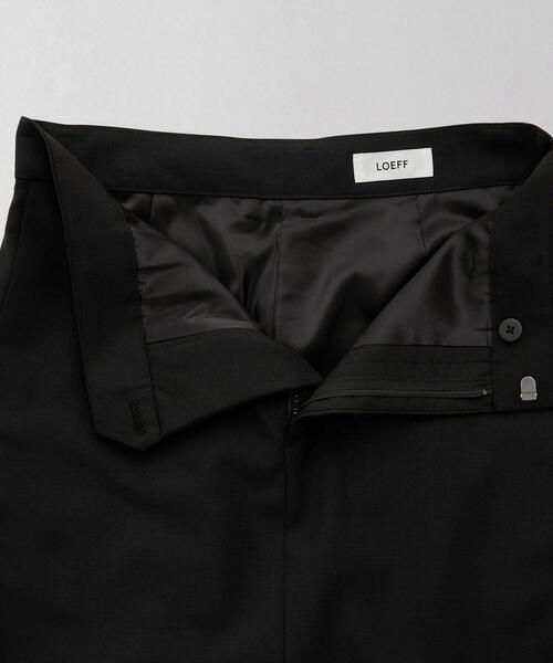 LOEFF ロエフ テイラードマキシスカート ブラック 楽天市場】【SALE！50%OFF】ロエフ LOEFFLF ポリエステル ツイル